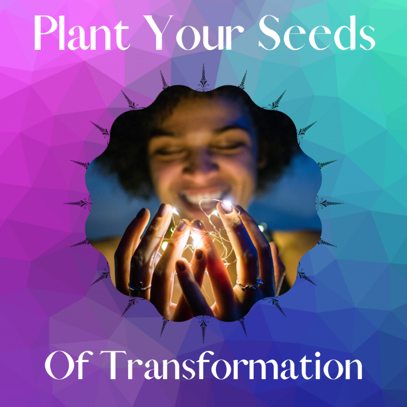 Podcast Name, "Plant Your Seeds of Transformation" with Podcast Host Donna Marie Johnson